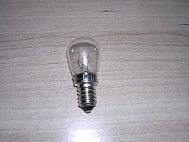 Лампочка для холодильника E14 15W, в упаковке
