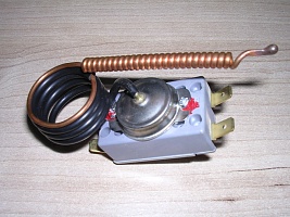 Термостат защитный SPC F 0,4м/20A/95°C (2 конт.)